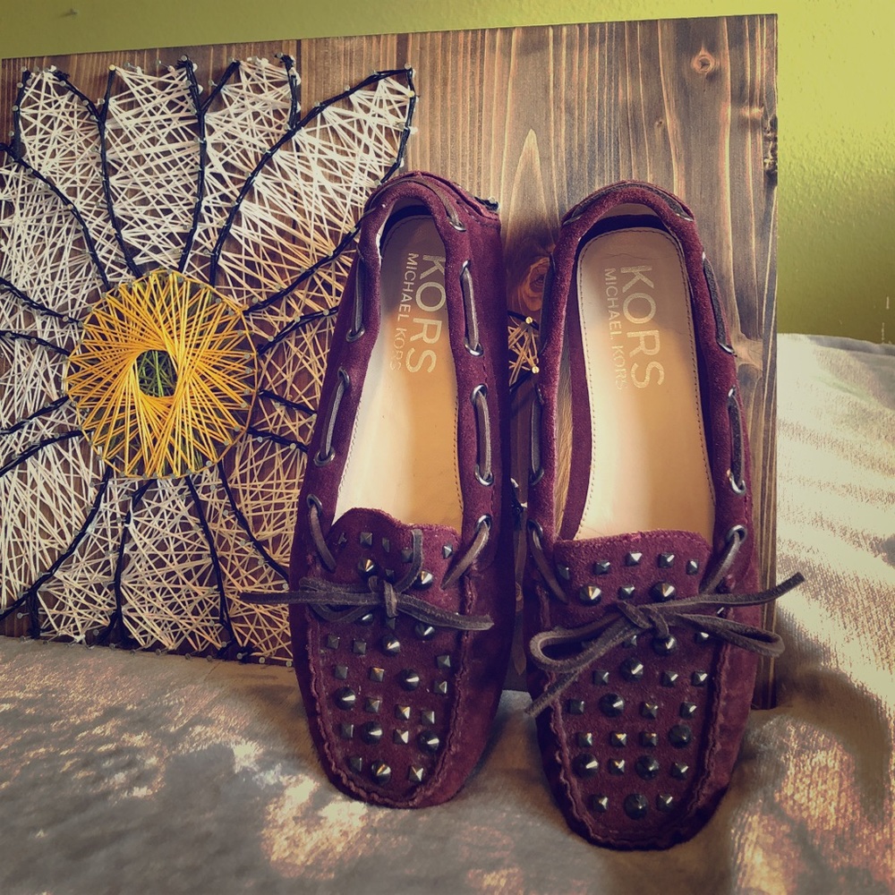 Kors by Michael Kors Suede Studded Loafer